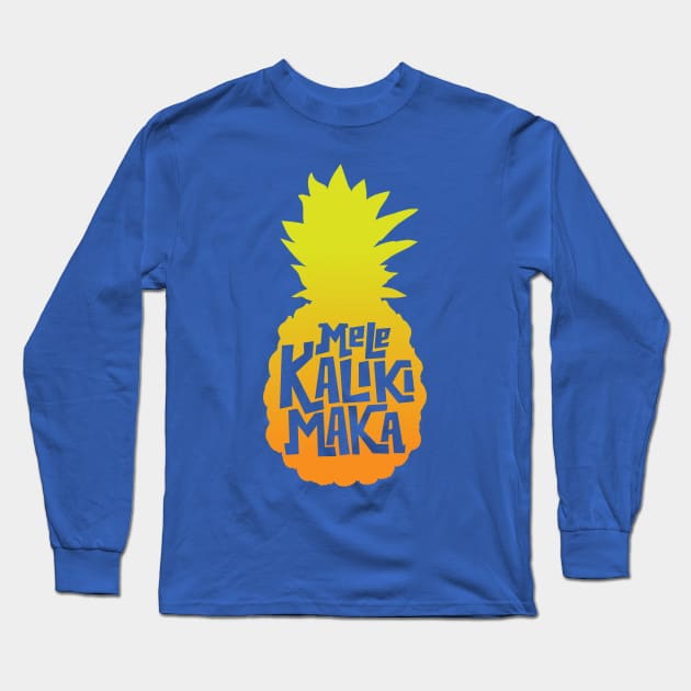 Mele Kalikimaka Long Sleeve T-Shirt by J31Designs